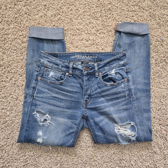 American Eagle Outfitters Denim - American Eagle Distressed Tomgirl Jeans